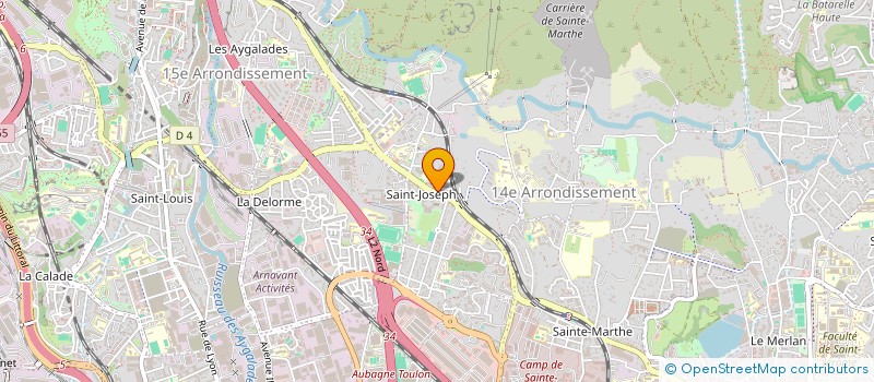 localisation de l'entreprise MONSIEUR MOHAMED BENAMAR  MARSEILLE