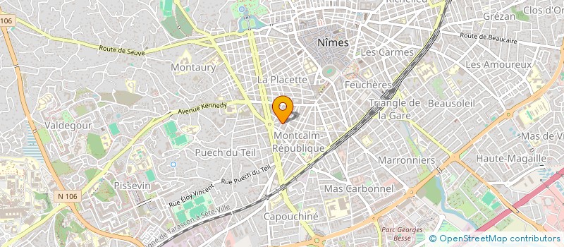 localisation de l'entreprise MONSIEUR MOHAMED BENAMOR  NIMES