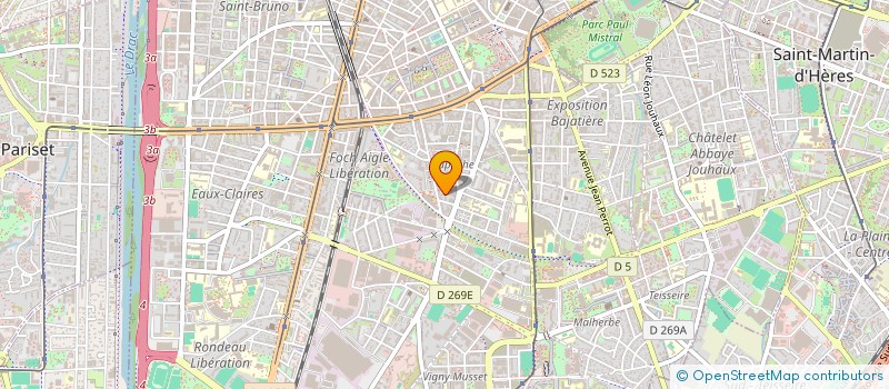 localisation de l'entreprise MONSIEUR MOHAMED BENAMRANE à GRENOBLE