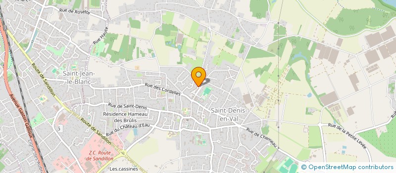 localisation de l'entreprise MONSIEUR MOHAMED BENAOUALI à SAINT-DENIS-EN-VAL