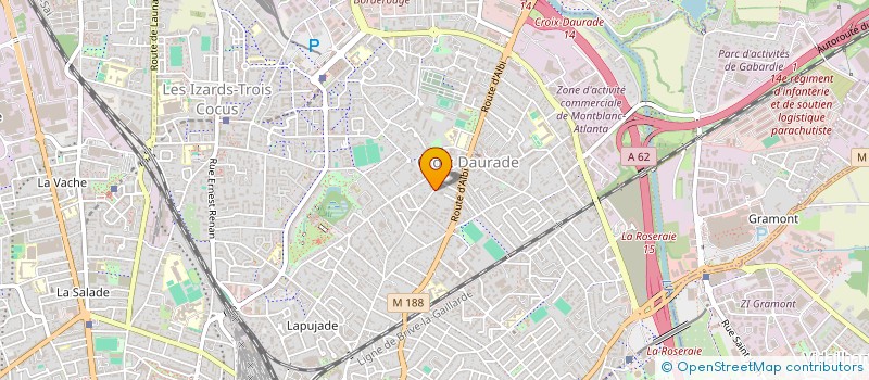 localisation de l'entreprise MONSIEUR MOHAMED BENAOUAMA à TOULOUSE