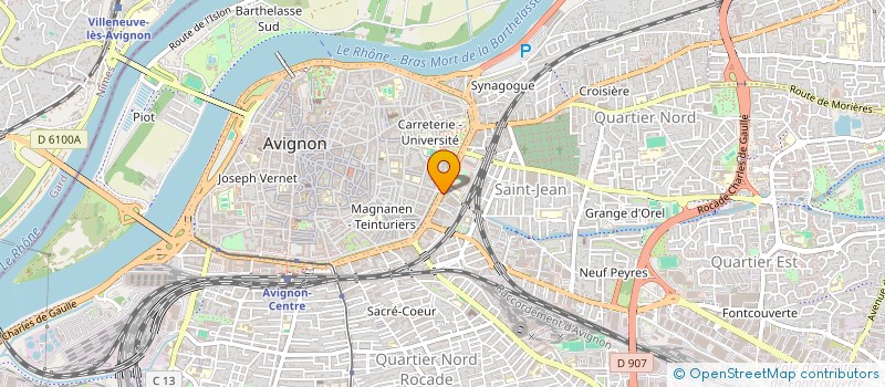 localisation de l'entreprise MONSIEUR MOHAMED BENAROUB à AVIGNON