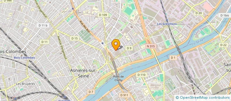 localisation de l'entreprise MONSIEUR MOHAMED BENATMANE  GENNEVILLIERS