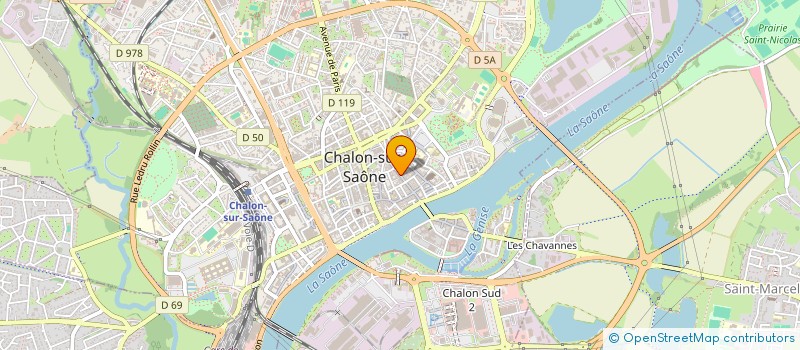 localisation de l'entreprise MONSIEUR MOHAMED BENATTIA  CHALON-SUR-SAONE