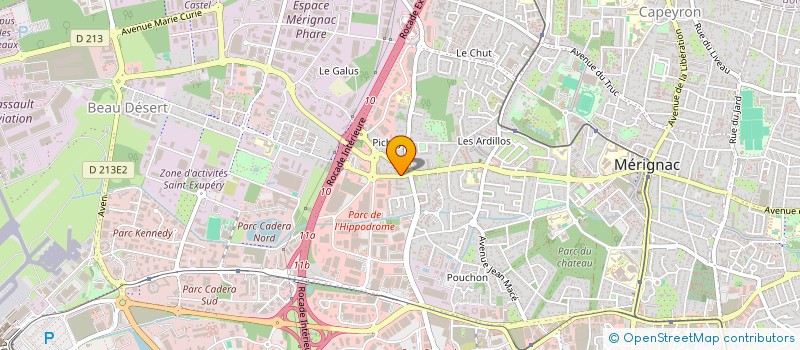 localisation de l'entreprise MONSIEUR MOHAMED BENATTOU  MERIGNAC