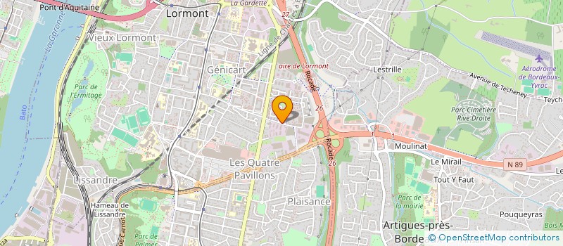 localisation de l'entreprise MONSIEUR MOHAMED BENATTOUI à LORMONT