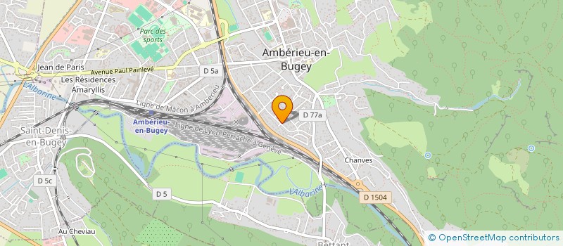 localisation de l'entreprise MONSIEUR MOHAMED BENAZIZA à AMBERIEU-EN-BUGEY