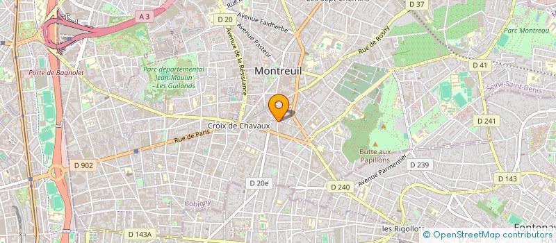 localisation de l'entreprise MONSIEUR MOHAMED BENAZOUZ  MONTREUIL