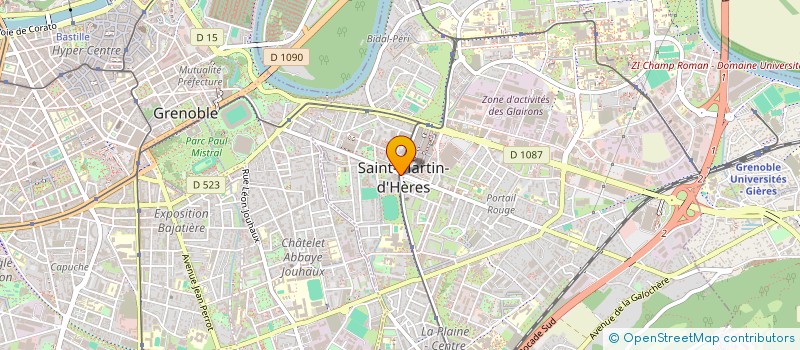 localisation de l'entreprise MONSIEUR MOHAMED BENBACHIR à SAINT-MARTIN-D'HERES