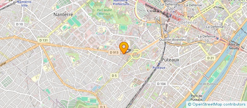 localisation de l'entreprise MONSIEUR MOHAMED BENBARKA  NANTERRE