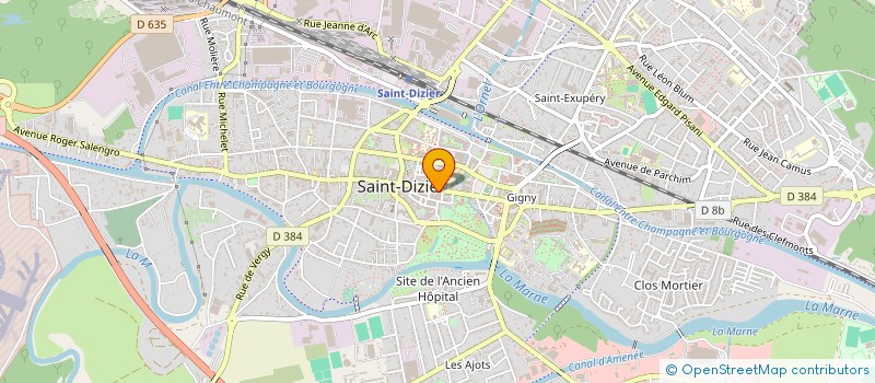 localisation de l'entreprise MONSIEUR MOHAMED BENBETKA à SAINT-DIZIER