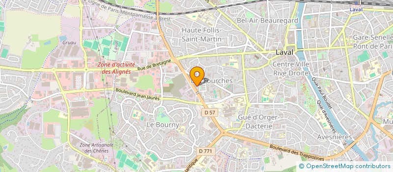 localisation de l'entreprise MONSIEUR MOHAMED BENBOUBAKER à LAVAL