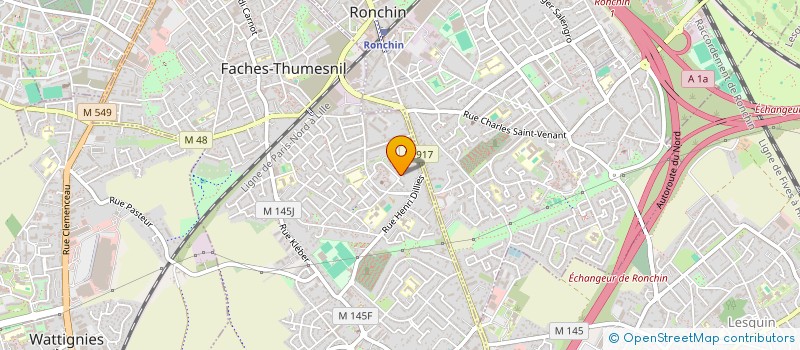 localisation de l'entreprise MONSIEUR MOHAMED BENCHAIB à FACHES-THUMESNIL
