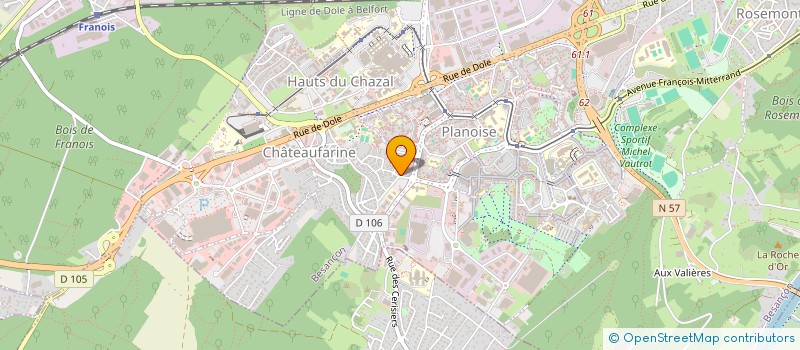 localisation de l'entreprise MONSIEUR MOHAMED BENCHIHA à BESANCON