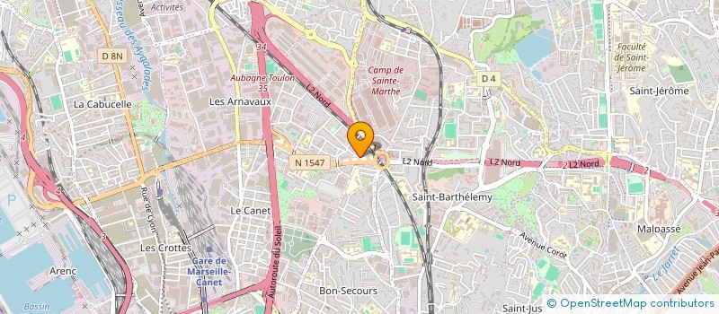 localisation de l'entreprise MONSIEUR MOHAMED BENCHIHA à MARSEILLE