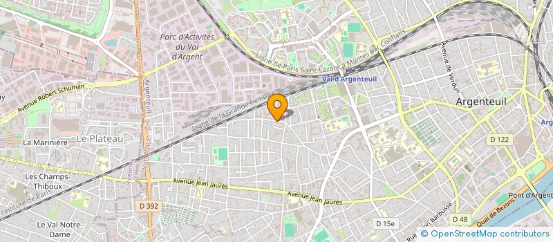 localisation de l'entreprise MONSIEUR MOHAMED BENDRA  ARGENTEUIL