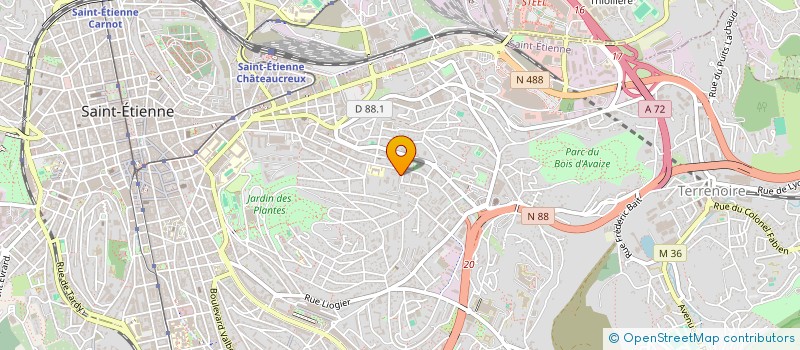 localisation de l'entreprise MONSIEUR MOHAMED BENDRIS  SAINT-ETIENNE