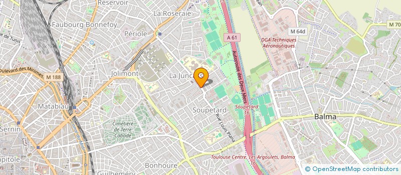 localisation de l'entreprise MONSIEUR MOHAMED BENEGUI à TOULOUSE