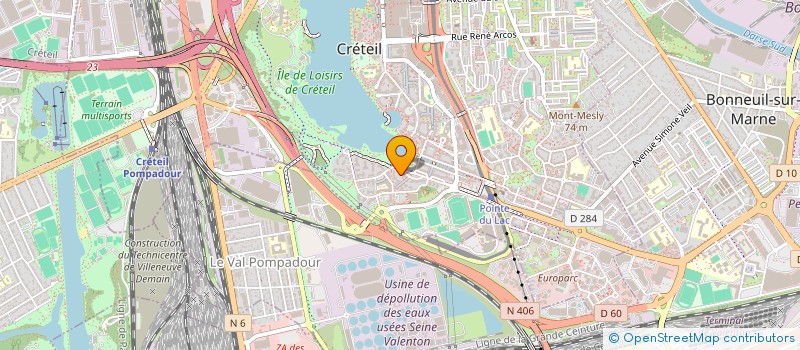 localisation de l'entreprise MONSIEUR MOHAMED BENELDJEMOUI  CRETEIL