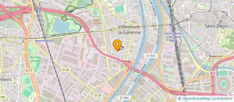 localisation de l'entreprise MONSIEUR MOHAMED BENGADHA  VILLENEUVE-LA-GARENNE