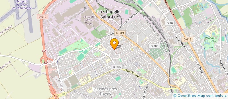 localisation de l'entreprise MONSIEUR MOHAMED BENGAGI à LA CHAPELLE-SAINT-LUC