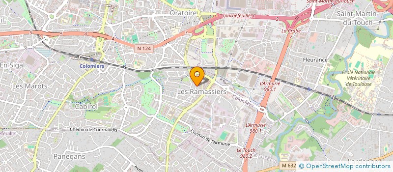 localisation de l'entreprise MONSIEUR MOHAMED BENGOUA à COLOMIERS