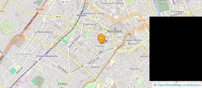 localisation de l'entreprise MONSIEUR MOHAMED BENGRINE  ROUBAIX