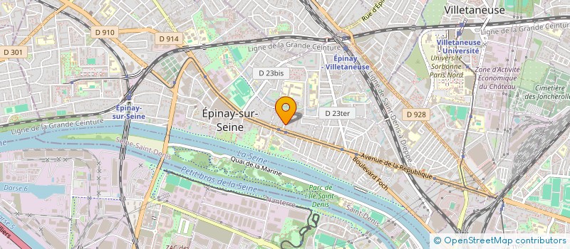 localisation de l'entreprise MONSIEUR MOHAMED BENGUEDIM à EPINAY-SUR-SEINE