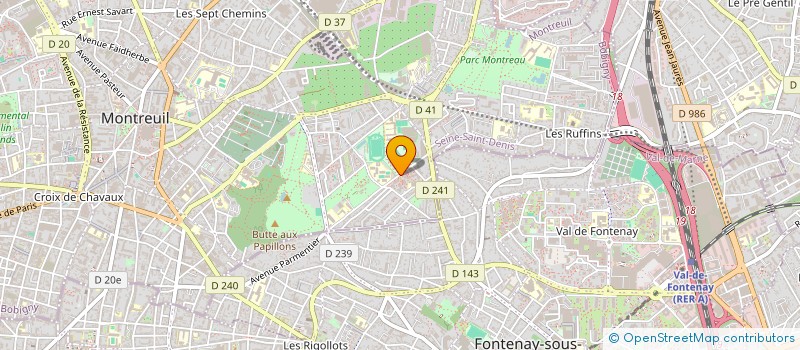 localisation de l'entreprise MONSIEUR MOHAMED BENGUETTAT à MONTREUIL