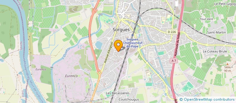 localisation de l'entreprise MONSIEUR MOHAMED BENHADDI  SORGUES