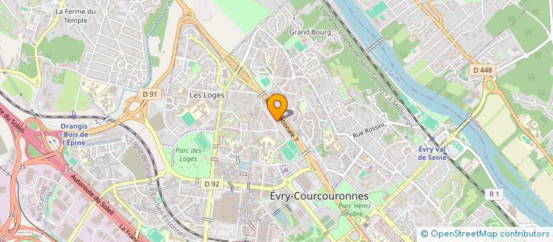 localisation de l'entreprise MONSIEUR MOHAMED BENHAFID à EVRY-COURCOURONNES