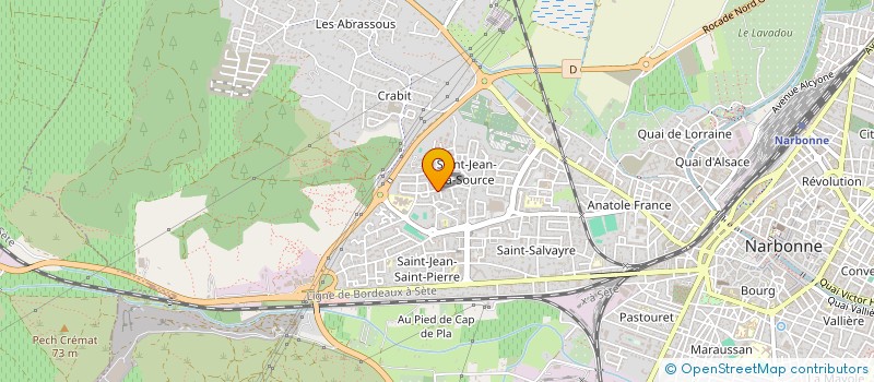 localisation de l'entreprise MONSIEUR MOHAMED BENHAMADI  NARBONNE