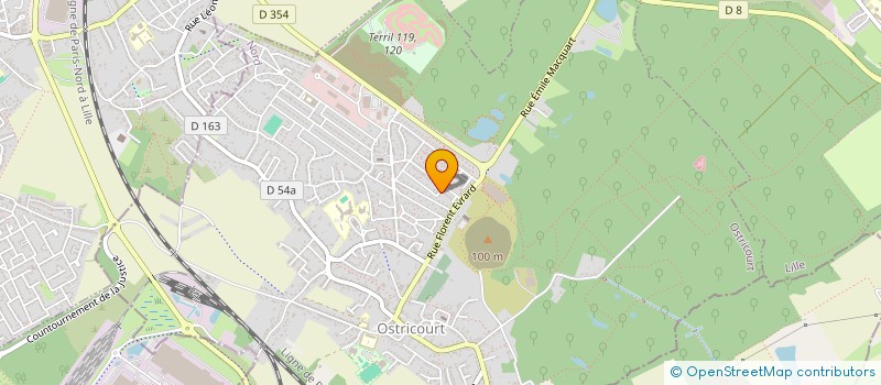 localisation de l'entreprise MONSIEUR MOHAMED BENHAMIDA  OSTRICOURT