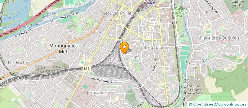 localisation de l'entreprise MONSIEUR MOHAMED BENHAMMOU  METZ