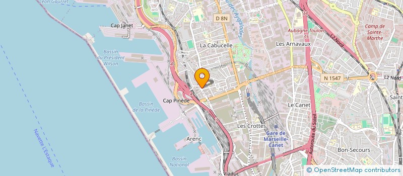 localisation de l'entreprise MONSIEUR MOHAMED BENHASSEN à MARSEILLE