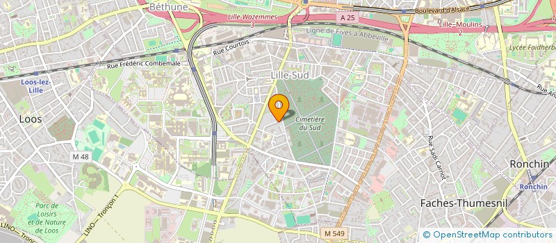 localisation de l'entreprise MONSIEUR MOHAMED BENICHOU à LILLE