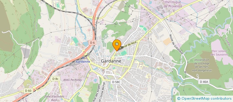 localisation de l'entreprise MONSIEUR MOHAMED BENIDIR à GARDANNE