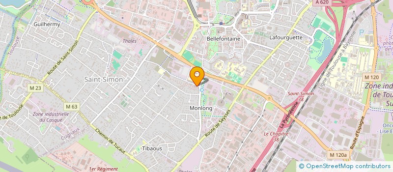 localisation de l'entreprise MONSIEUR MOHAMED BENJELLOUL à TOULOUSE