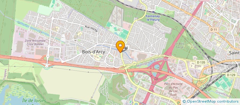 localisation de l'entreprise MONSIEUR MOHAMED BENKARA  BOIS-D'ARCY