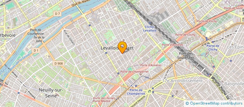 localisation de l'entreprise MONSIEUR MOHAMED BENKARIM à LEVALLOIS-PERRET