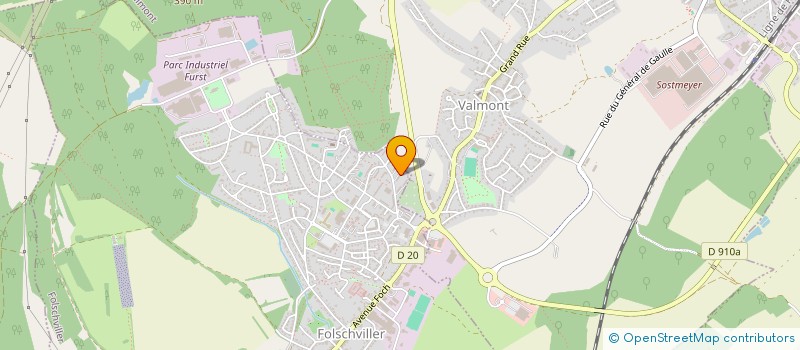 localisation de l'entreprise MONSIEUR MOHAMED BENKHADRA  FOLSCHVILLER