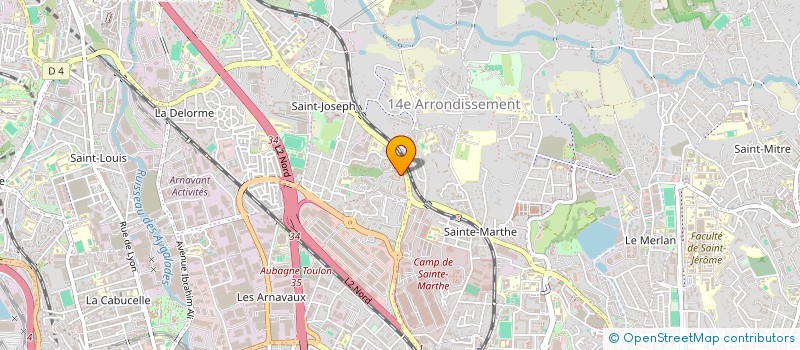 localisation de l'entreprise MONSIEUR MOHAMED BENKHELIFA  MARSEILLE