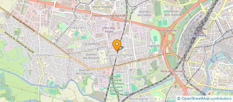 localisation de l'entreprise MONSIEUR MOHAMED BENKIRAT à STRASBOURG