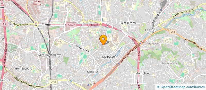 localisation de l'entreprise MONSIEUR MOHAMED BENLABED  MARSEILLE