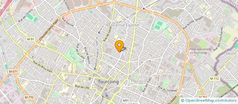 localisation de l'entreprise MONSIEUR MOHAMED BENLARIBI  TOURCOING