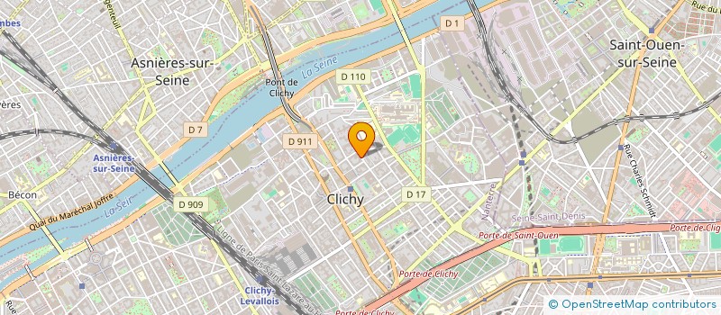 localisation de l'entreprise MONSIEUR MOHAMED BENLOULOU  CLICHY