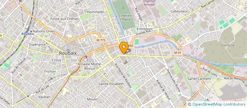 localisation de l'entreprise MONSIEUR MOHAMED BENMANSOUR  ROUBAIX