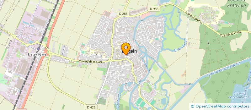 localisation de l'entreprise MONSIEUR MOHAMED BENMECHTA  ERSTEIN