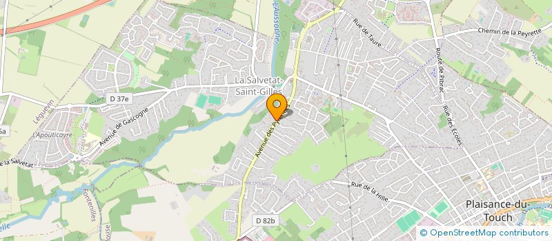 localisation de l'entreprise MONSIEUR MOHAMED BENMESBAH  LA SALVETAT-SAINT-GILLES