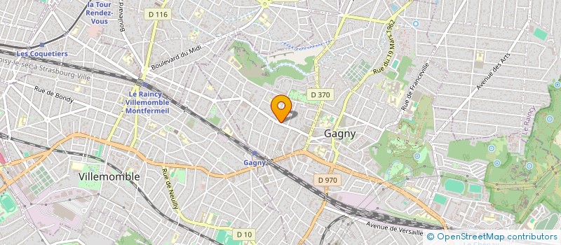 localisation de l'entreprise MONSIEUR MOHAMED BENMESSAOUD à GAGNY